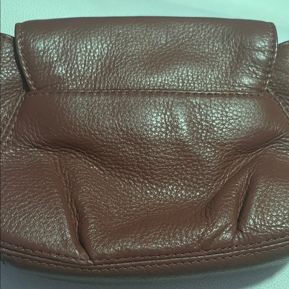 Michael Kors Small Brown Pebbled Leather Crossbody Bag - Picture 6 of 12